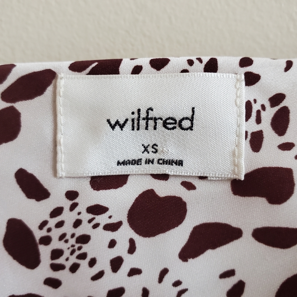 Wilfred Only Ruched Slip Dress, Ruched cowl-neck dress, Small Birch/Bitter Choco - Picture 8 of 10